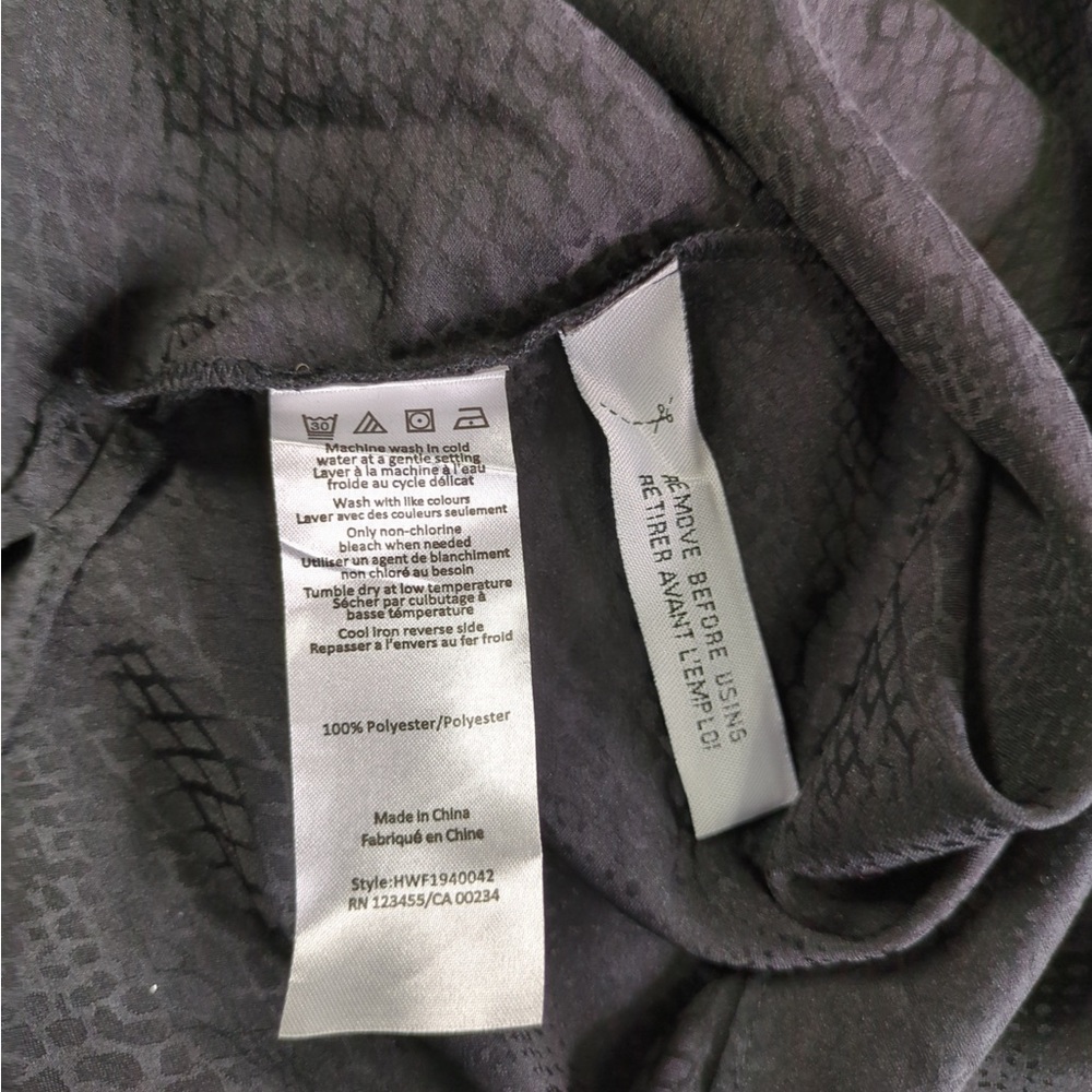 2x 👯‍♀️Host Pick⚡️H by Halston Snakeskin Print Mock Neck Dress - Picture 9 of 9
